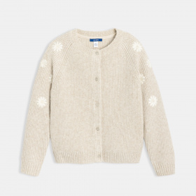 Плетена бежова жилетка