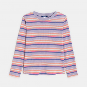 Раирана тениска с дълъг ръкав