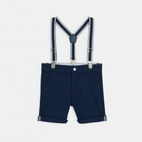 Сини бермуди с тиранти